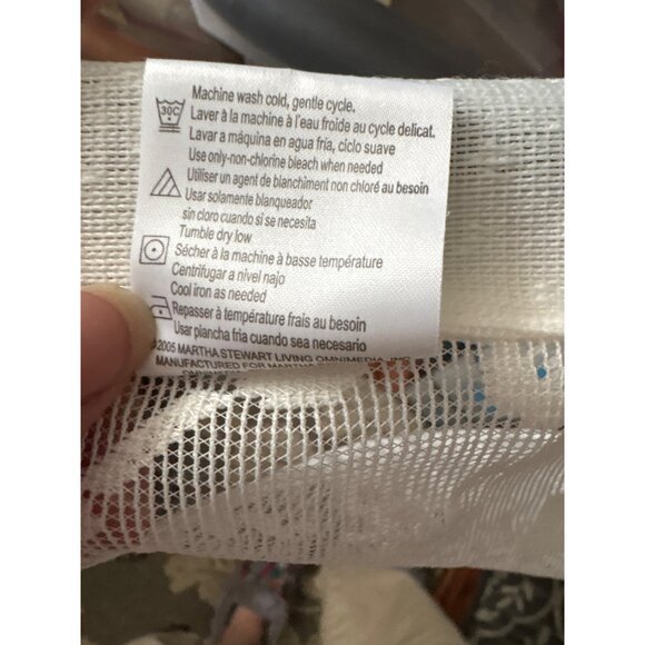 Martha Stewart Everyday Lace Swag Valance Cream Curtain 37"L x 80"W - Picture 5 of 10